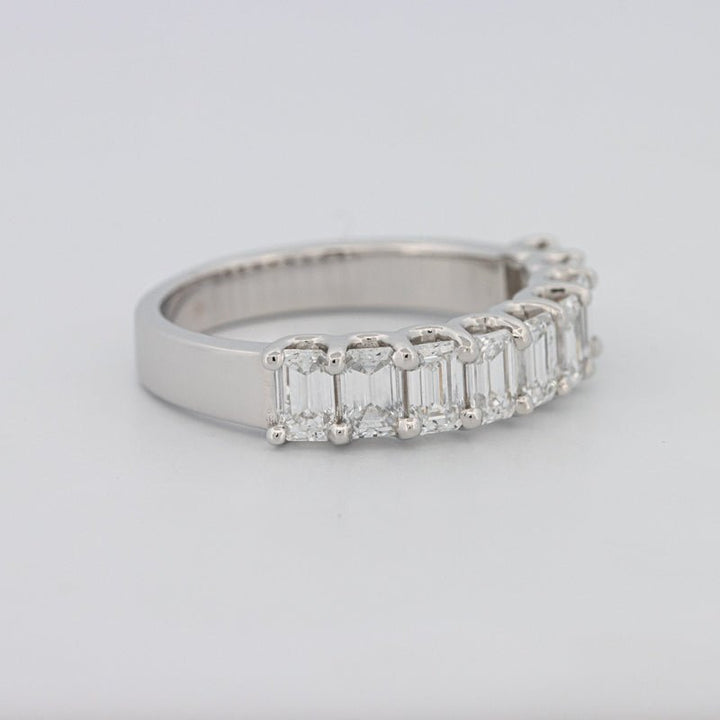 9 Half Emerald Eternity Ring - ZIZOV DIAMONDS