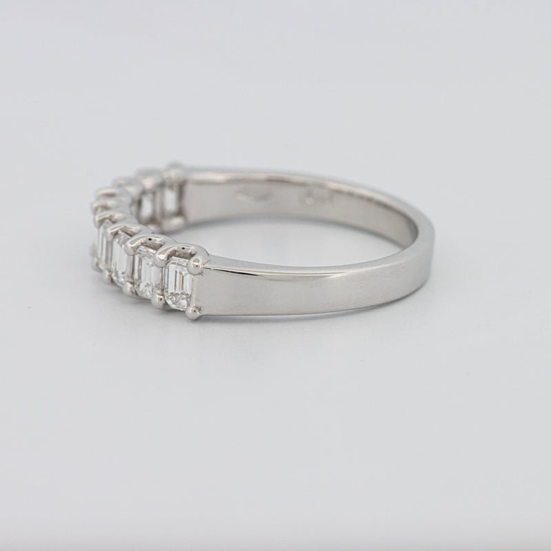 9 Half Emerald Eternity Ring - ZIZOV DIAMONDS