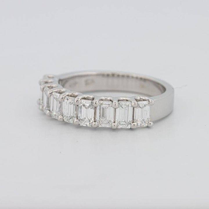 9 Half Emerald Eternity Ring - ZIZOV DIAMONDS
