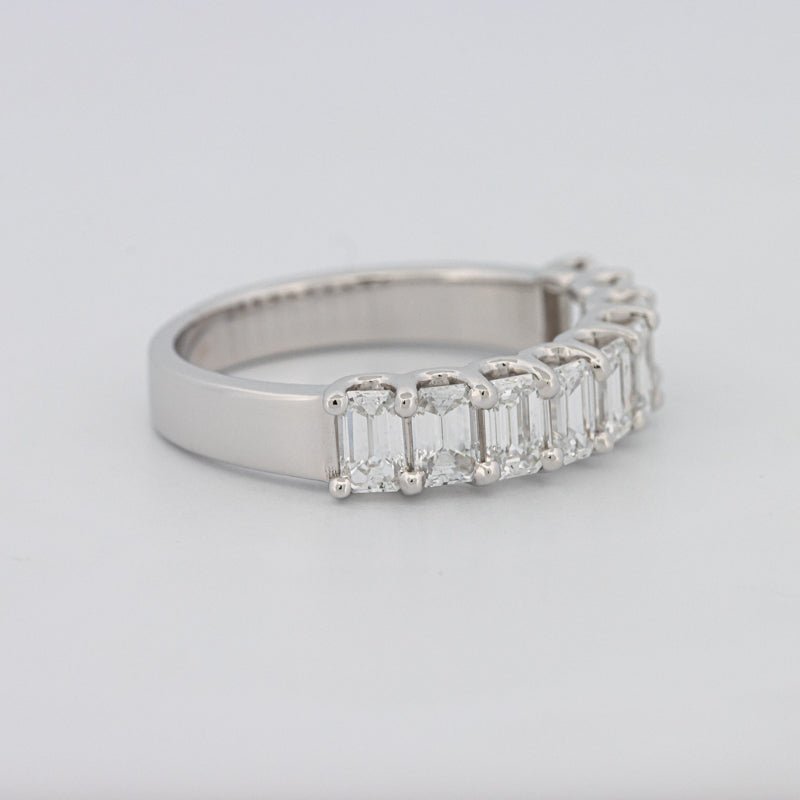 9 Half Emerald Eternity Ring - ZIZOV DIAMONDS