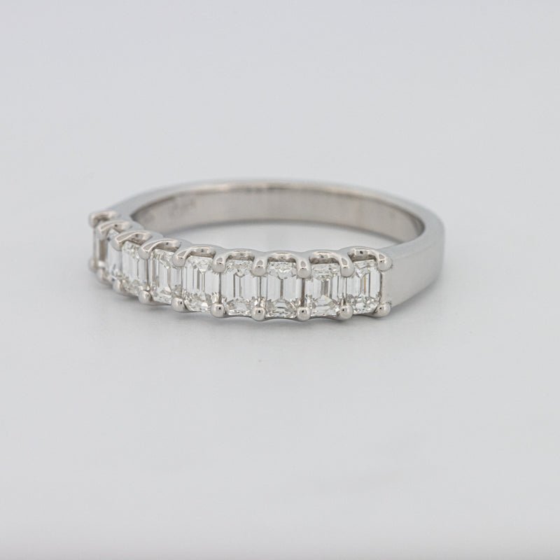 9 Half Emerald Eternity Ring - ZIZOV DIAMONDS