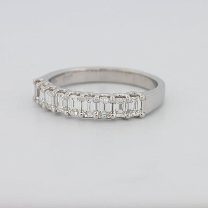 9 Half Emerald Eternity Ring - ZIZOV DIAMONDS