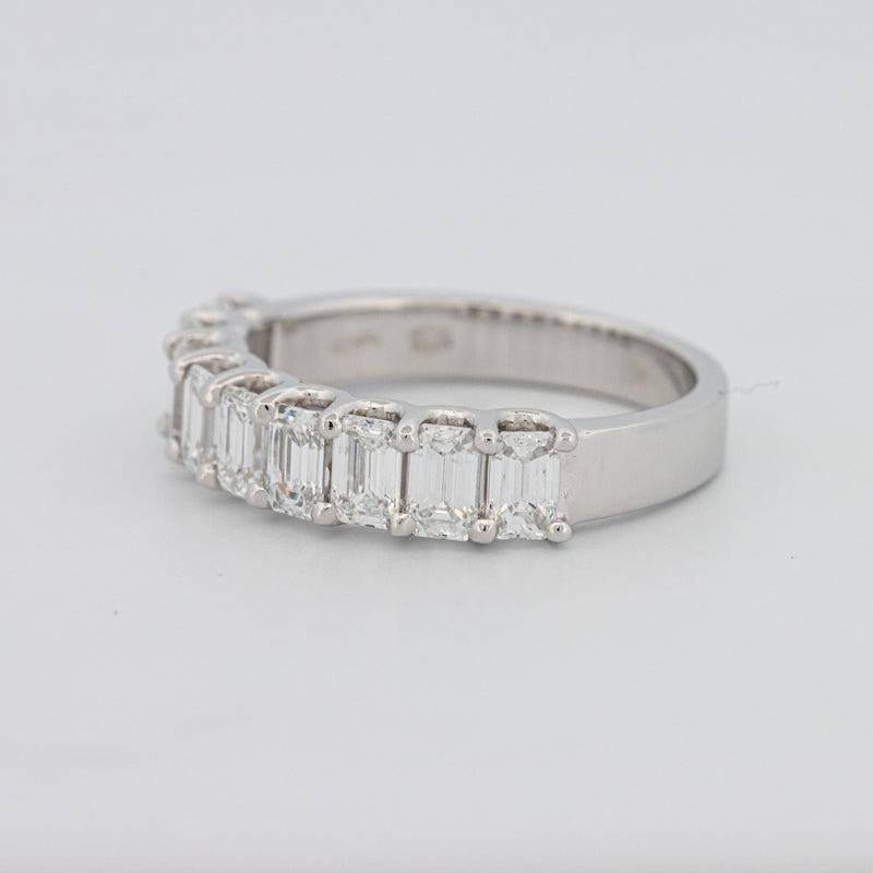 9 Half Emerald Eternity Ring - ZIZOV DIAMONDS