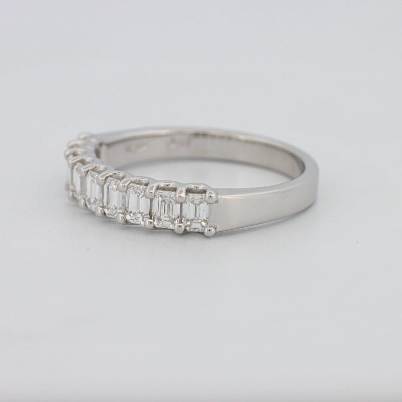 9 Half Emerald Eternity Ring - ZIZOV DIAMONDS