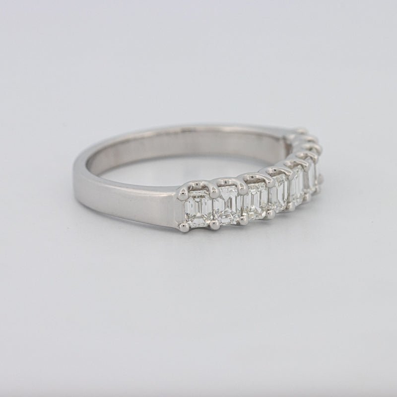 9 Half Emerald Eternity Ring - ZIZOV DIAMONDS