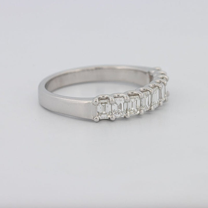 9 Half Emerald Eternity Ring - ZIZOV DIAMONDS