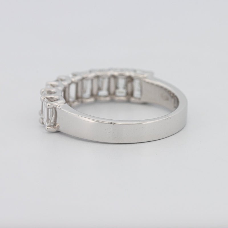 9 Half Emerald Eternity Ring - ZIZOV DIAMONDS