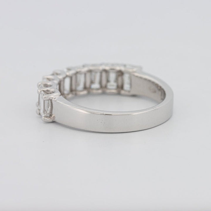 9 Half Emerald Eternity Ring - ZIZOV DIAMONDS