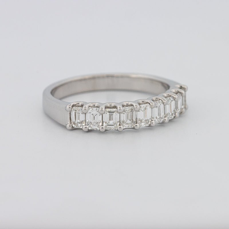9 Half Emerald Eternity Ring - ZIZOV DIAMONDS