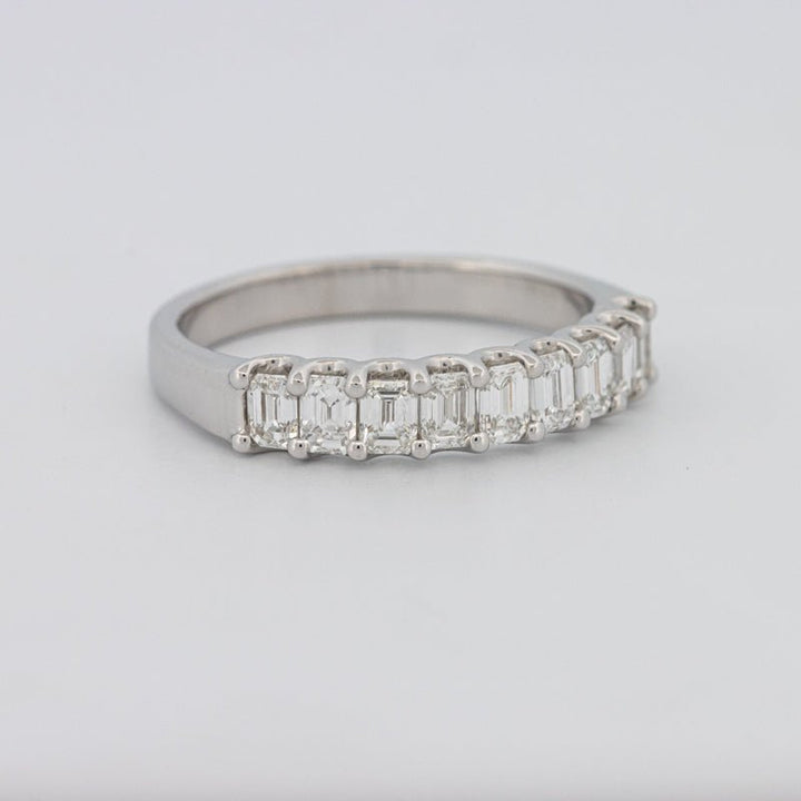 9 Half Emerald Eternity Ring - ZIZOV DIAMONDS