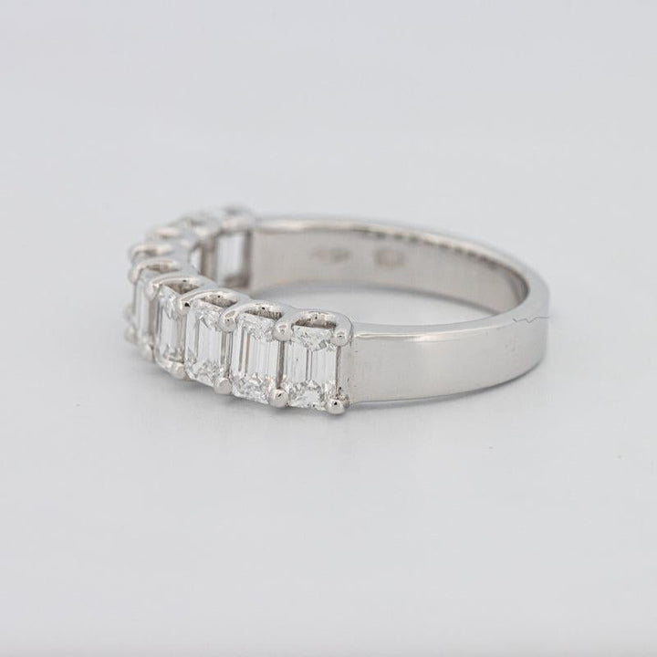 9 Half Emerald Eternity Ring - ZIZOV DIAMONDS