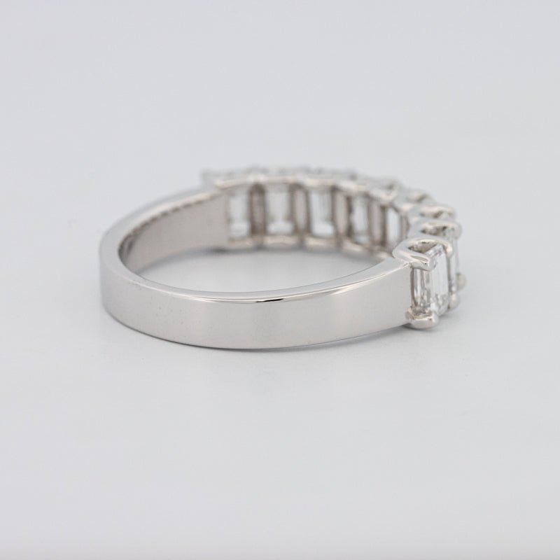 9 Half Emerald Eternity Ring - ZIZOV DIAMONDS