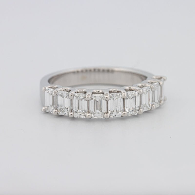 9 Half Emerald Eternity Ring - ZIZOV DIAMONDS