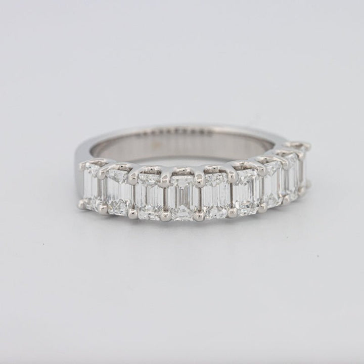 9 Half Emerald Eternity Ring - ZIZOV DIAMONDS