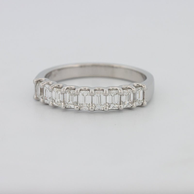 9 Half Emerald Eternity Ring - ZIZOV DIAMONDS