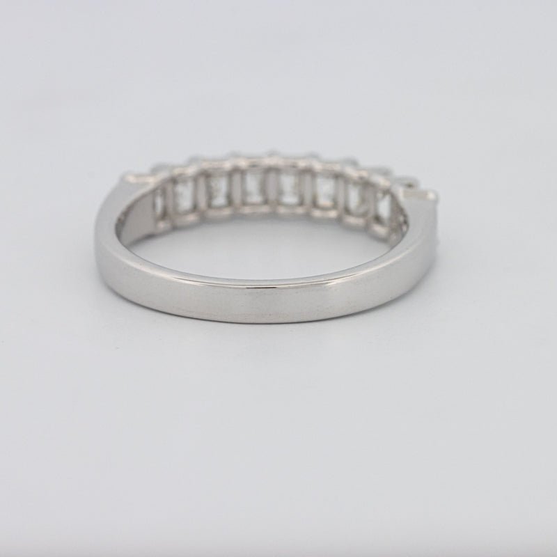 9 Half Emerald Eternity Ring - ZIZOV DIAMONDS