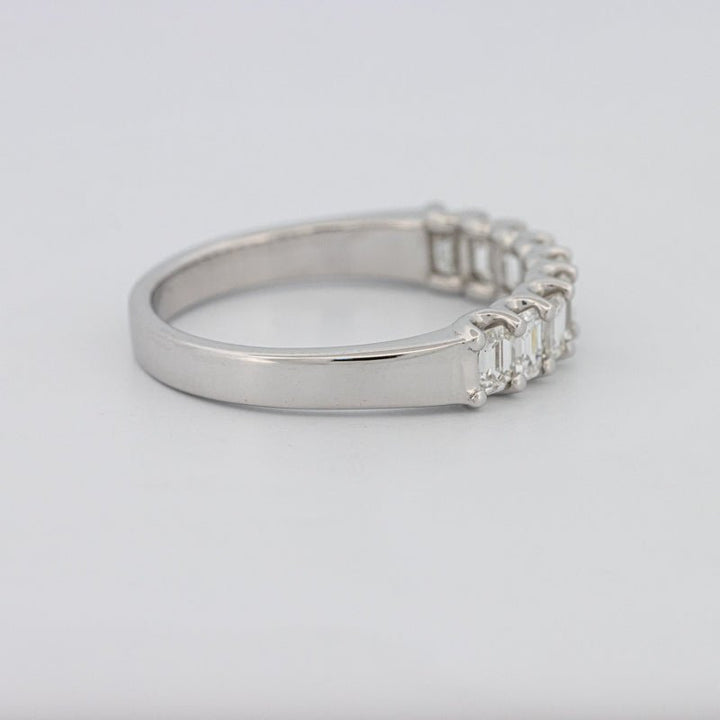 9 Half Emerald Eternity Ring - ZIZOV DIAMONDS