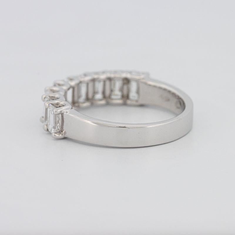 9 Half Emerald Eternity Ring - ZIZOV DIAMONDS