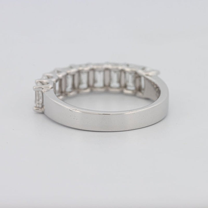 9 Half Emerald Eternity Ring - ZIZOV DIAMONDS