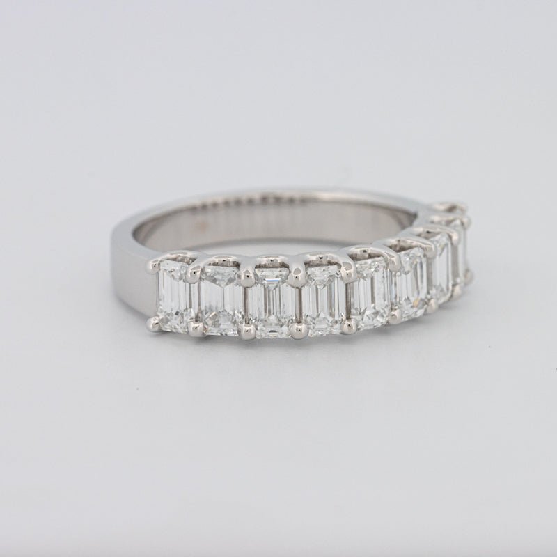 9 Half Emerald Eternity Ring - ZIZOV DIAMONDS
