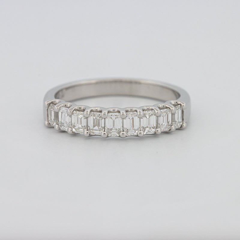 9 Half Emerald Eternity Ring - ZIZOV DIAMONDS