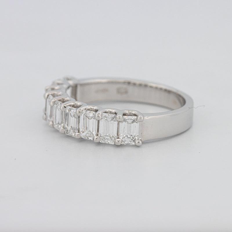 9 Half Emerald Eternity Ring - ZIZOV DIAMONDS