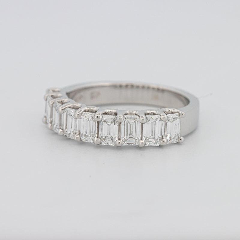 9 Half Emerald Eternity Ring - ZIZOV DIAMONDS
