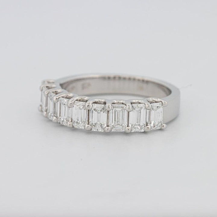 9 Half Emerald Eternity Ring - ZIZOV DIAMONDS
