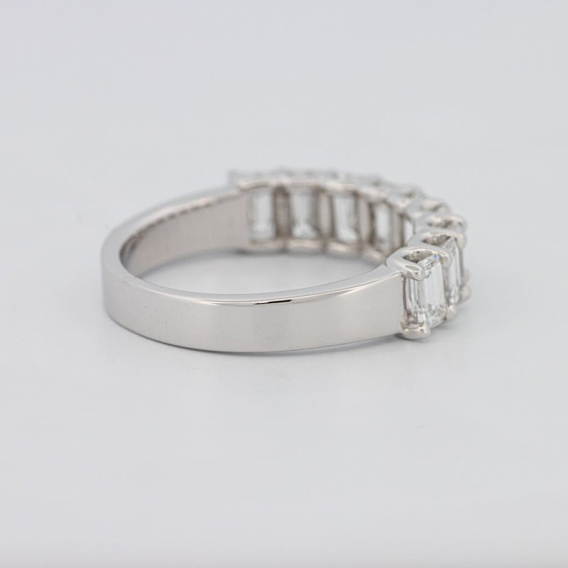 9 Half Emerald Eternity Ring - ZIZOV DIAMONDS