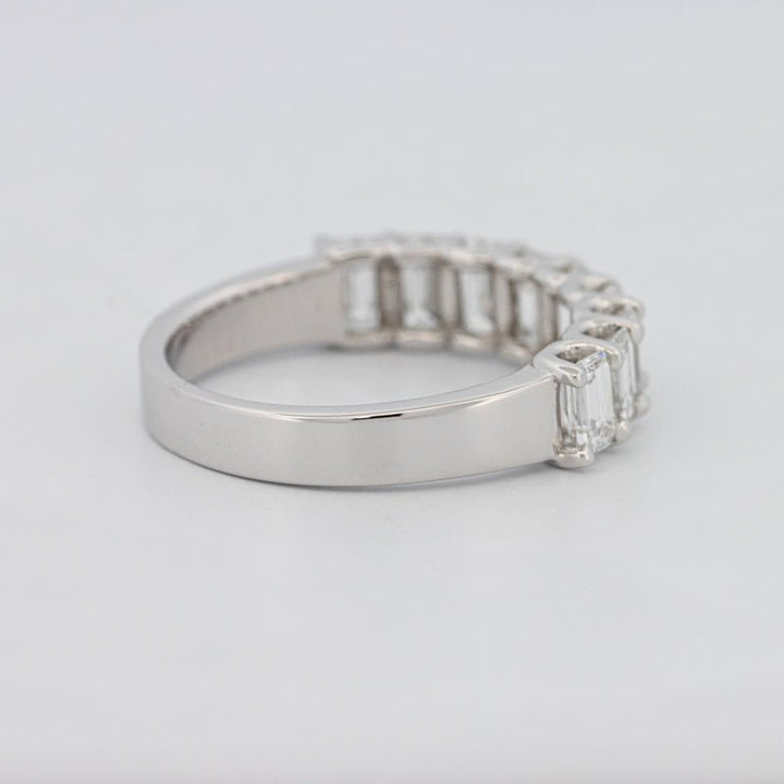 9 Half Emerald Eternity Ring - ZIZOV DIAMONDS