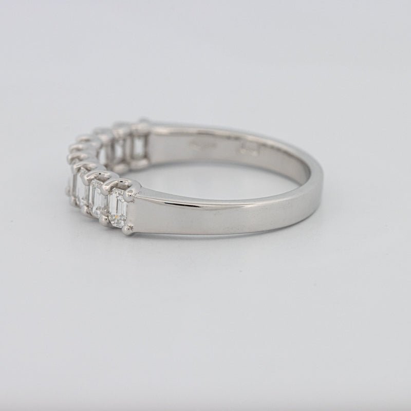 9 Half Emerald Eternity Ring - ZIZOV DIAMONDS