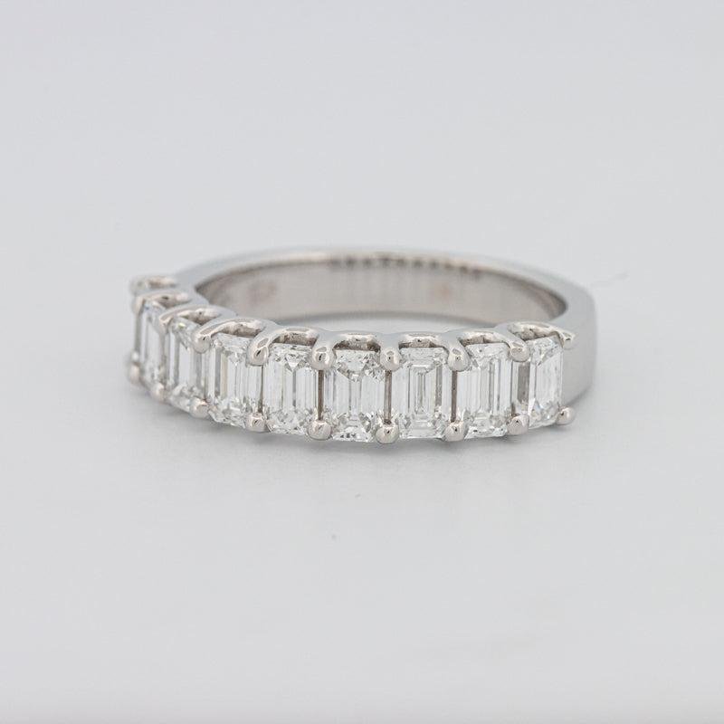 9 Half Emerald Eternity Ring - ZIZOV DIAMONDS
