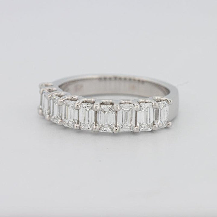 9 Half Emerald Eternity Ring - ZIZOV DIAMONDS