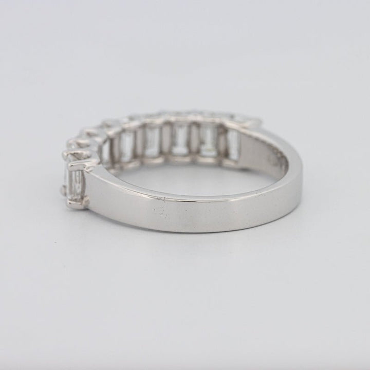 9 Half Emerald Eternity Ring - ZIZOV DIAMONDS