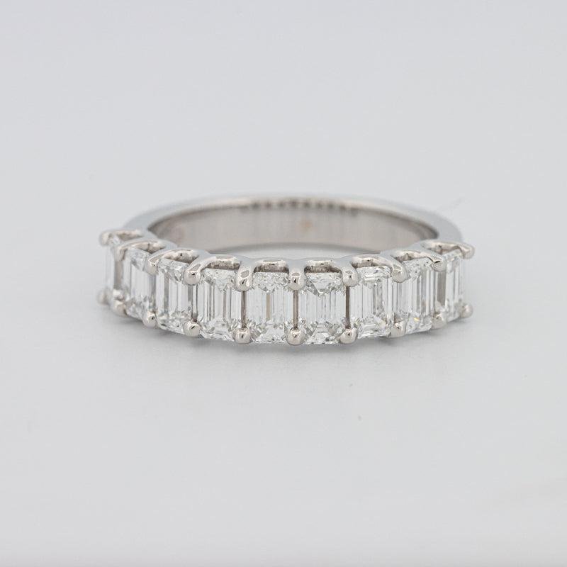 9 Half Emerald Eternity Ring - ZIZOV DIAMONDS