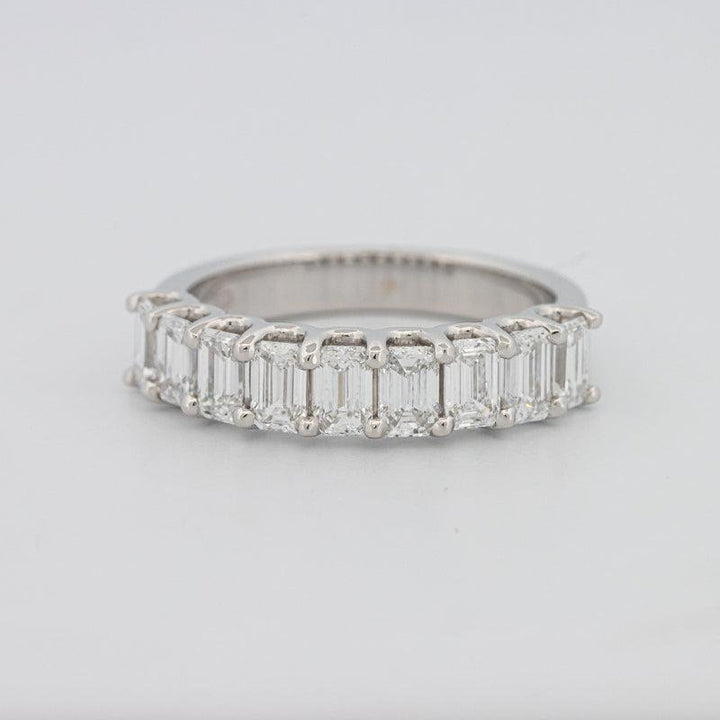 9 Half Emerald Eternity Ring - ZIZOV DIAMONDS