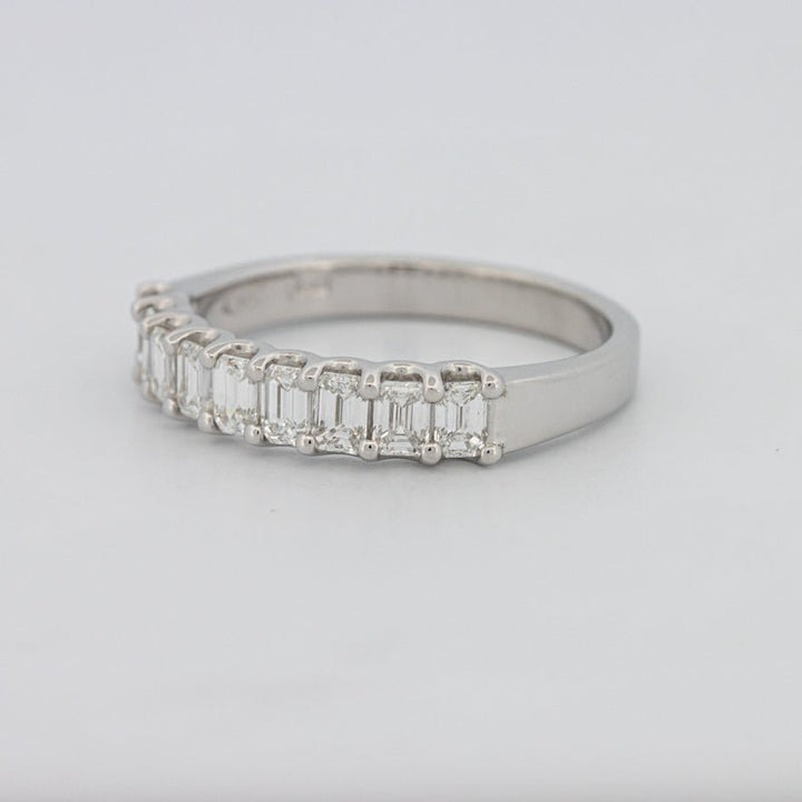 9 Half Emerald Eternity Ring - ZIZOV DIAMONDS