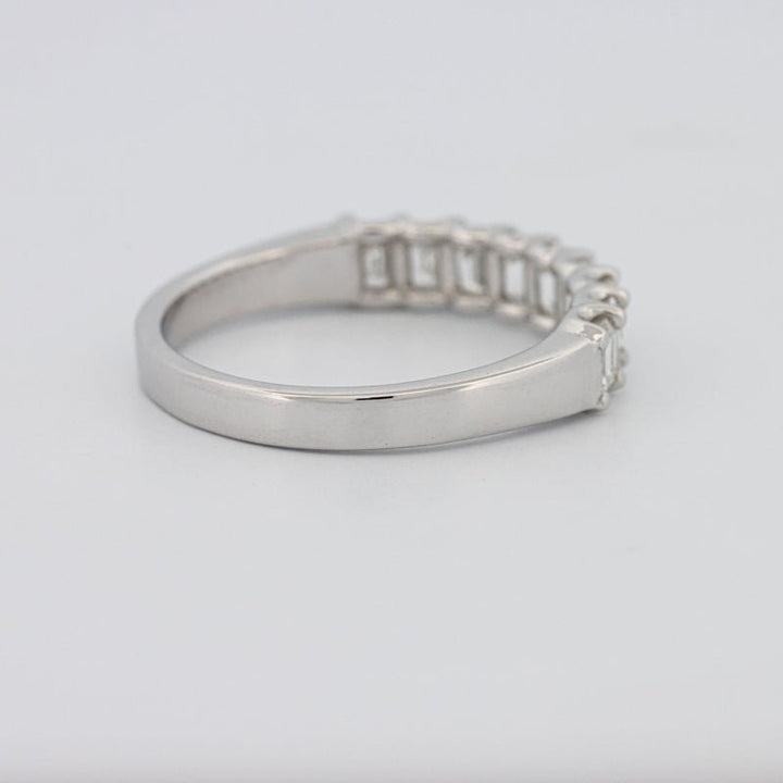 9 Half Emerald Eternity Ring - ZIZOV DIAMONDS