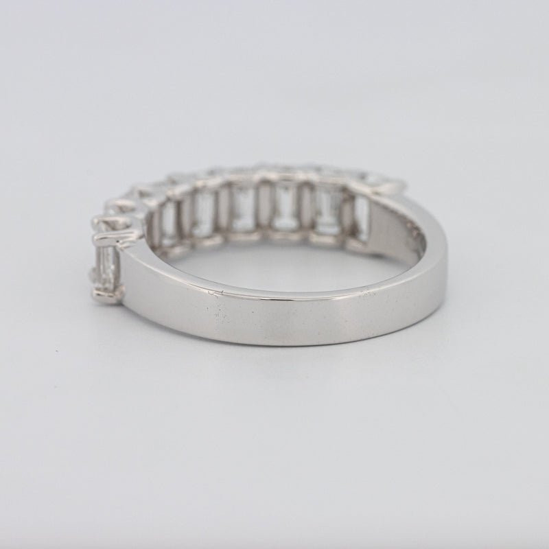 9 Half Emerald Eternity Ring - ZIZOV DIAMONDS