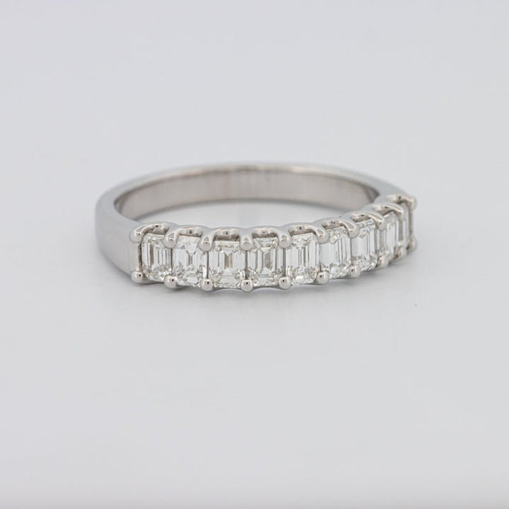 9 Half Emerald Eternity Ring - ZIZOV DIAMONDS