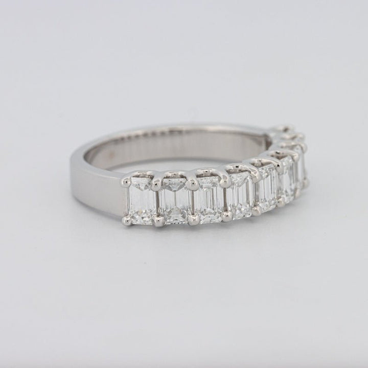 9 Half Emerald Eternity Ring - ZIZOV DIAMONDS