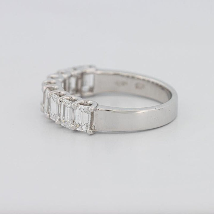 9 Half Emerald Eternity Ring - ZIZOV DIAMONDS