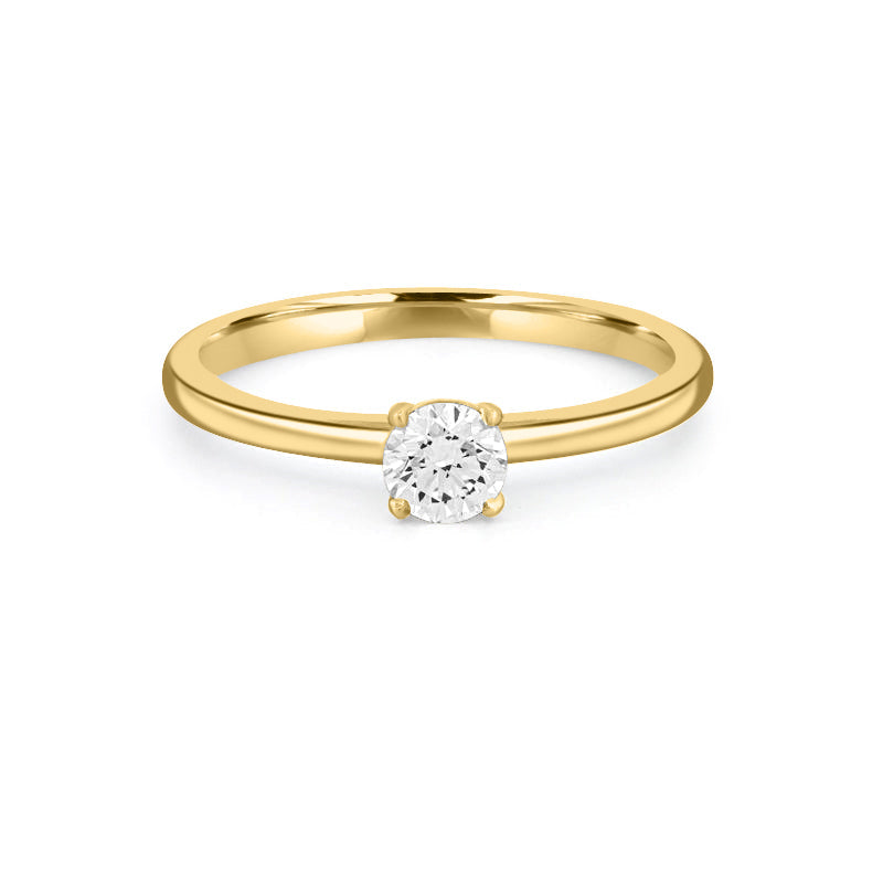 Classic Round Solitaire Ring exclusive at ZIZOV DIAMONDS