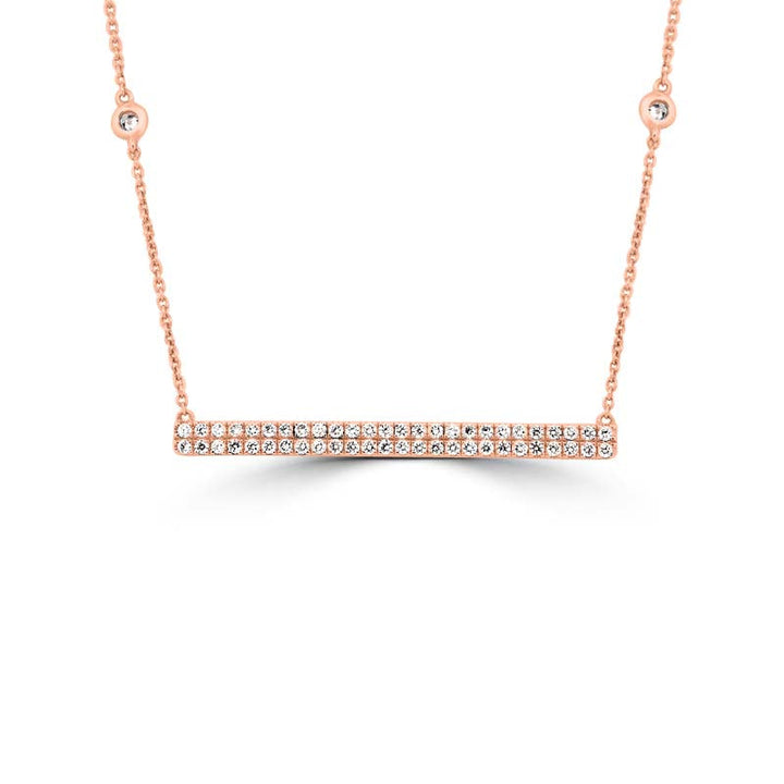 Diamond "Bar" Necklace