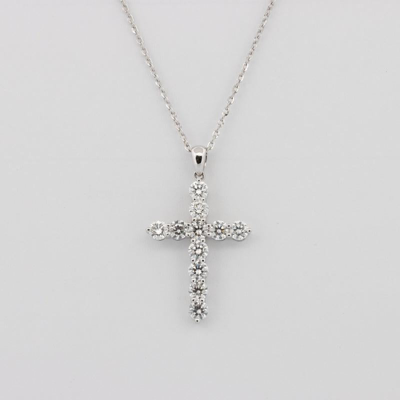 Diamond Cross Pendant (large)