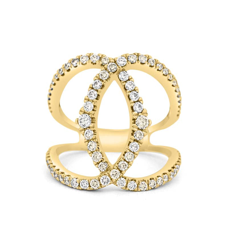 Diamanten "Fusion"-ring