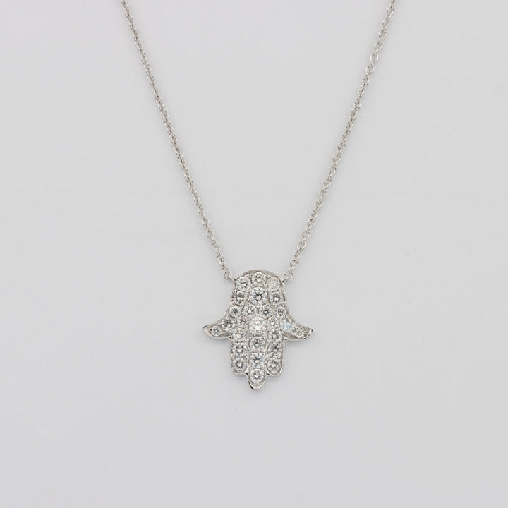 Diamond "Hamsa" Pendant
