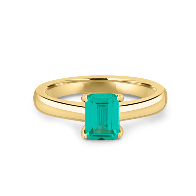 Emerald Cut Paraiba Ring exclusive at ZIZOV DIAMONDS