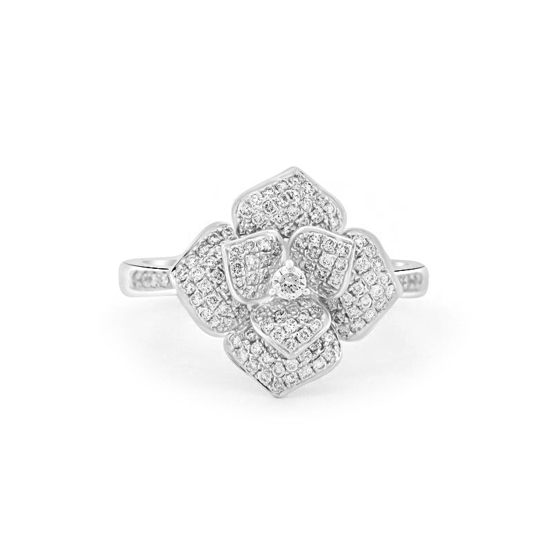 Flowerpower diamanten ring