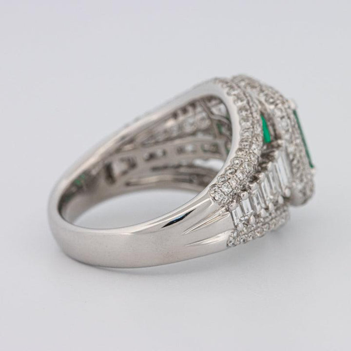 Harper Green Emerald Ring
